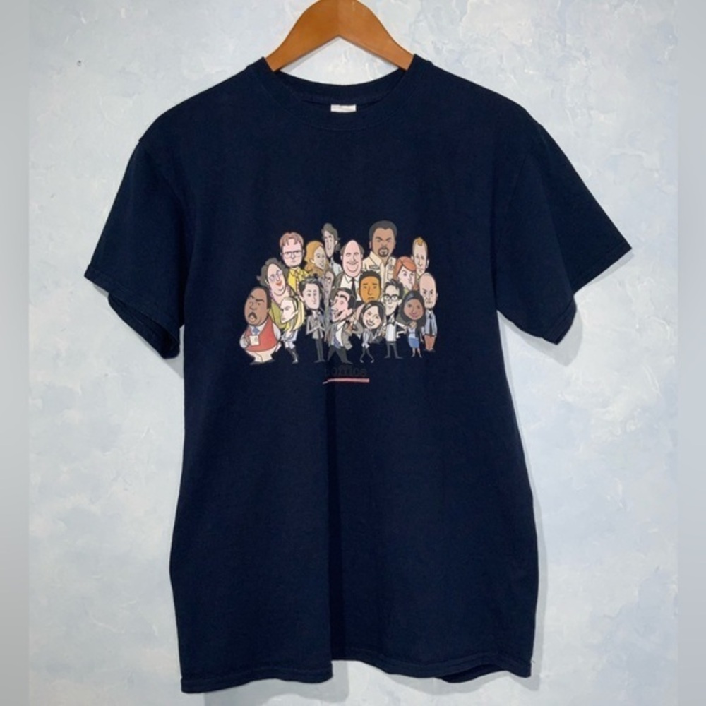 Friends Navy Blue Short Sleeve Ulta Cotton T-Shirt Unisex Medium